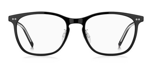 Lentes Tommy Hilfiger Th1851f 807 Negro Oftalmico Amplio Color Negro Pulido