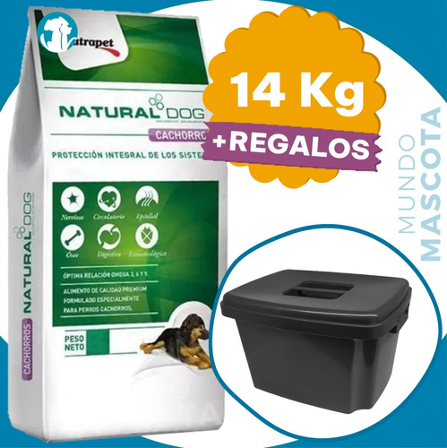 Alimento Natural Dog Perro Cachorro 14 Kg