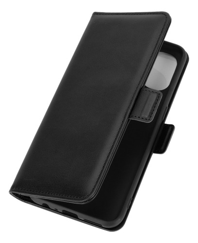 Capa Tpu De Couro Dobrável Horizontal Preta Para Oneplus Nor
