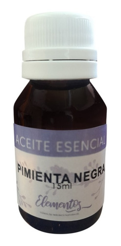 Aceite Esencial De Pimienta Negra 15ml Puro, Natural Y Compl