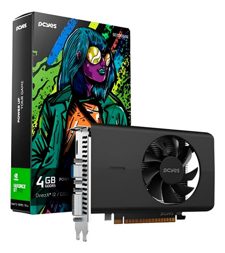 Placa De Vídeo Gt 740 Gddr5 4gb Single Fan - Pcyes
