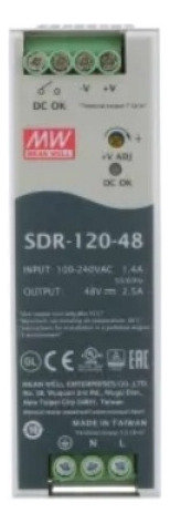 Fuente De Poder, Mw Mean Well, Modelo Sdr-120-48, Nuevo