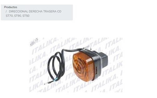 Direccional Derecha St/70 St/90 F09020023 Moto Italika