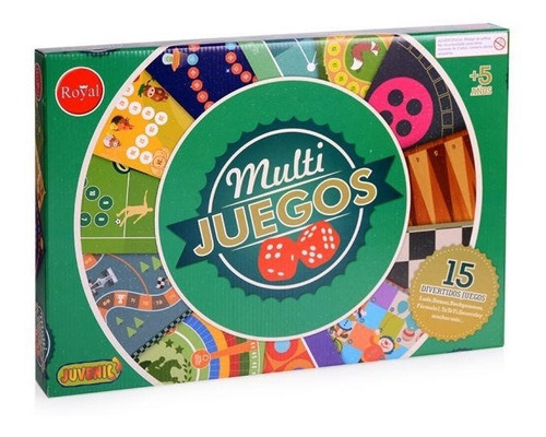 Juego De Mesa Multijuegos 15 En 1 Royal