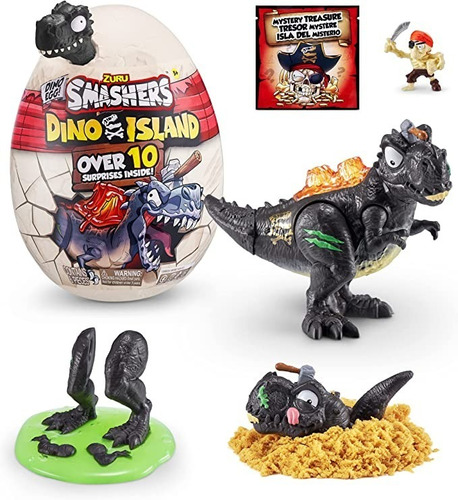 Smashers Dino Island Mini Egg T-rex De Zuru - Original