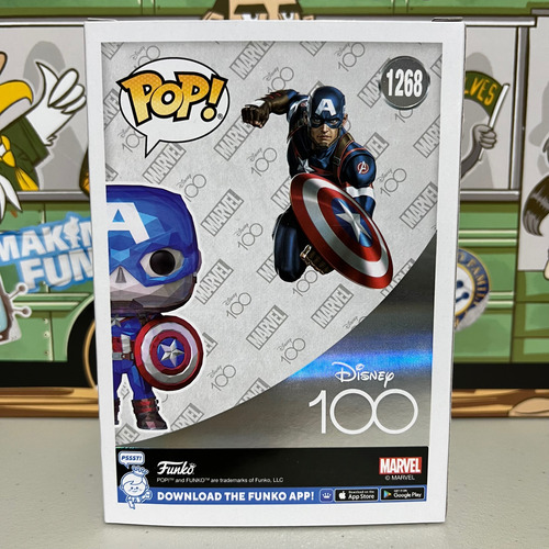 Funko Pop! Marvel Captain America 1268 Funko Shop Exclusive (Usado)