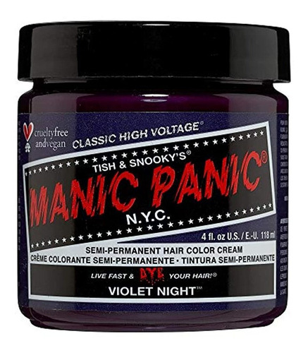 Manic Panic Crema De Color De Cabello Semipermanente