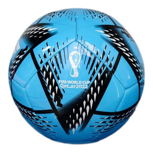 Imagen 1 de 2 de Balon adidas Aficionado Al Rihla Copa Mundo Catar 2022 Azul