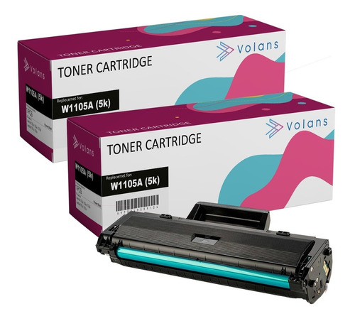 Pack 2 Toner 5000 Pag. Alternativo 105a  107a 107w 135w 137w