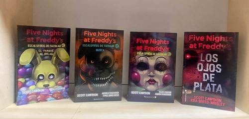 Libros Five Nights 1+2+3+ojos De Plata