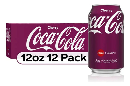 Coca Cola Cereza Refresco 355ml Cherry 12 Pack *importado*