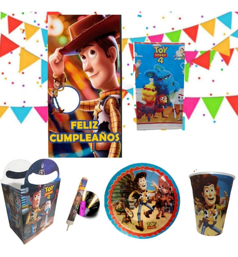 Woody Toy Story Paq Fiesta Articulos 20 Personas