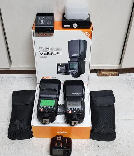 2 Godox Ving V860ii-n 2.4g Ttl Li-ion Battery Camera Flash