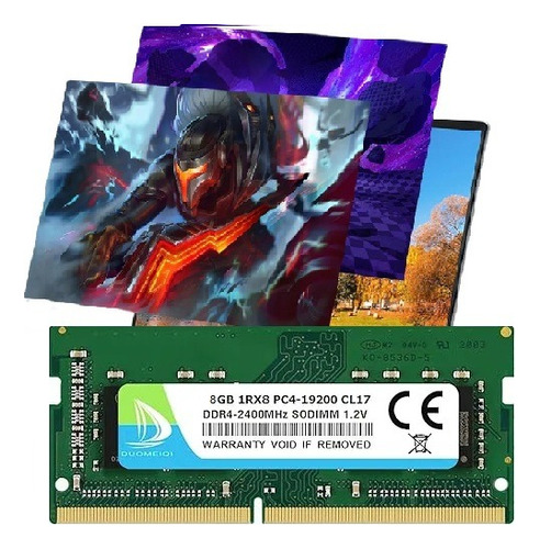 Memoria Para Ordenador Portátil Ram Duomeiqi 8 Gb Ddr4-2400