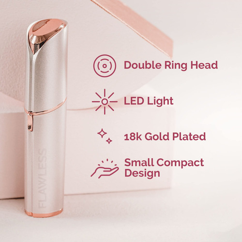 Eliminador De Vello Flawless Para Mujer Blanco/rosado