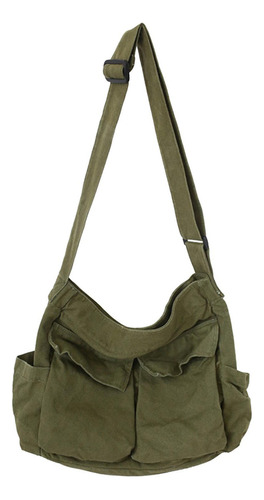 Bolso De Hombro Moderno Para Compras Con Talla Verde [u]