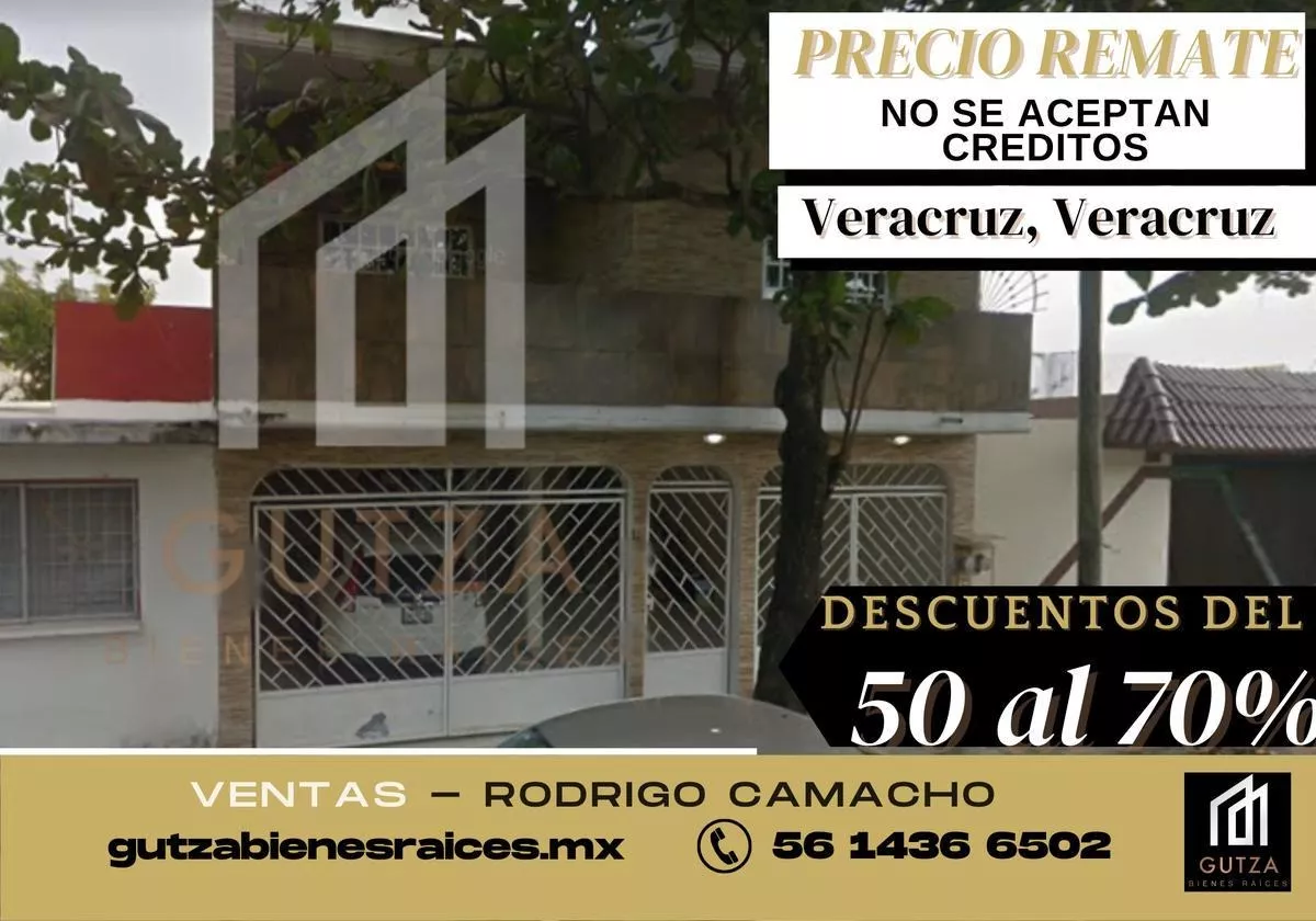Gran Remate, Casa En Venta, Flores Del Valle, Veracruz. Rcv