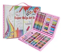 Comprar Kit Arte Super Mega 168 Piezas Creativo Didáctico Iinfantil