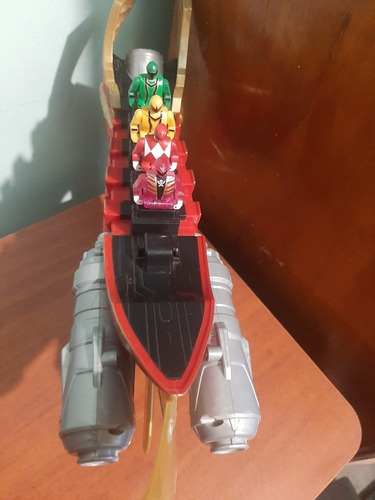 Power Rangers Super Mega Force Cannon Blaster - Barco Pirata (Usado)