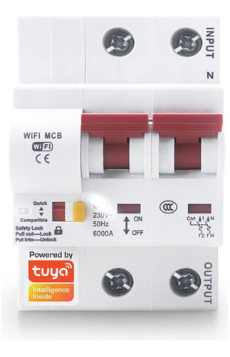 Interruptor Llave Termica Termomagnetico Wifi 32a Pst-mcb-2p