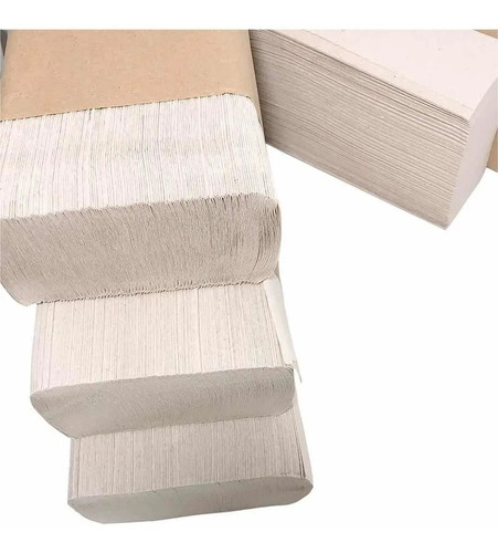 Toalla De Papel Intercaladas Beige Servilleta P/baño Cod2500