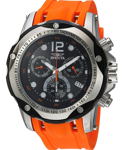 Reloj Invicta  Speedway  Color Naranja Modelo 20072 Original