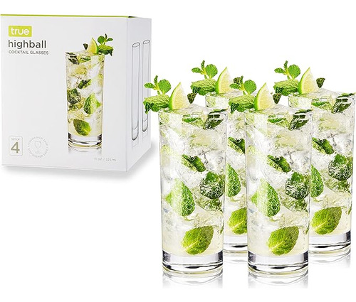 Highball Vasos Coctel Grandes Con Base Pesada Vaso Vidrio Al