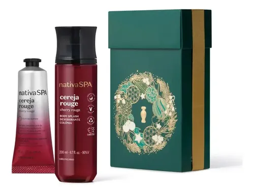 Kit Presente Nativa Spa Cereja Rouge Oriental Frutal | MercadoLivre
