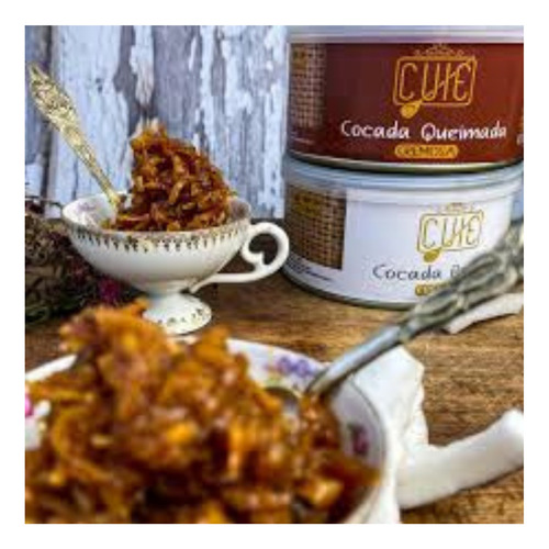 Cocada Queimada Cremosa Morena De Colher Cuié Em Lata 400g