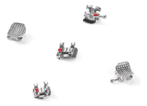 10 Kits Brackets Azdent Plus Mini Roth 0.022 Hooks 3-4-5