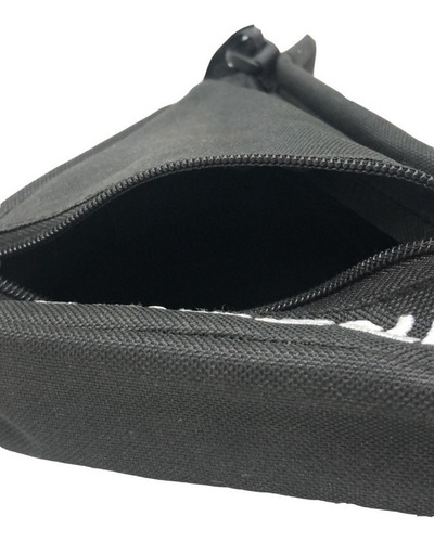 Alforja Bolso Triangular Porta Objetos Bicicleta Color Negro