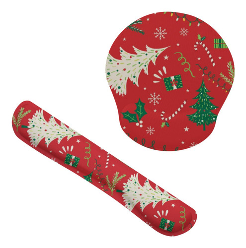 Reposamuñeca Teclado Ergonomico Para Arbol Navidad Soporte