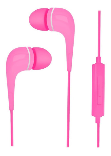 Auriculares Soul S150 In Ear Manos Libres Con Micrófono Soul Color Fucsia Color de la luz Rosa