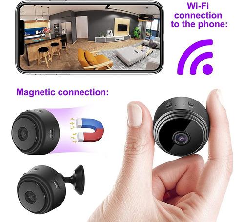 Dpofirs 1080p Hd Wifi Security Camera, Indoor Surveillance C