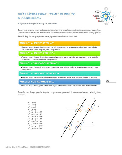 Guía Resuelta Para El Examen De Ingreso A La Universidad