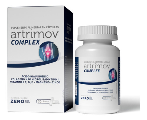 Artrimov Complex 30cp - Colageno+acido Hialuronico Sabor Sem Sabor