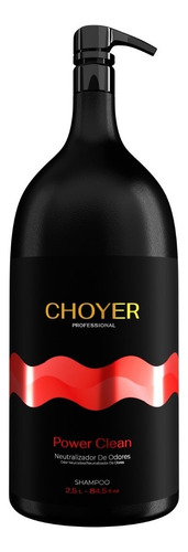 Shampoo Choyer Neutralizador De Odores Power Clean Pet 2,5l Fragrância Neutro