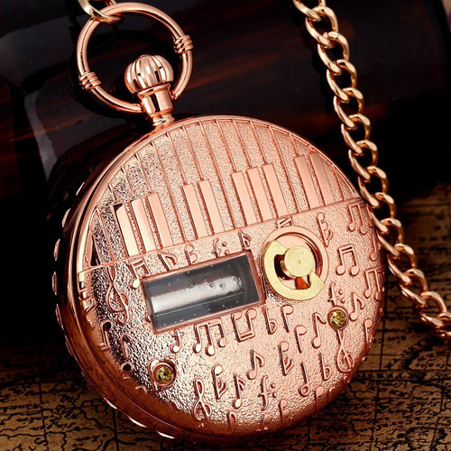 Reloj De Bolsillo Musical Harry Potter M2 Verde Hp