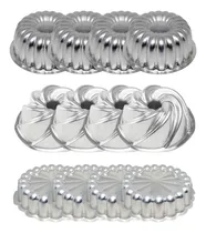 Comprar Kit 12x Formas Bolo Mini Assadeiras Bolo Pudim Tortas