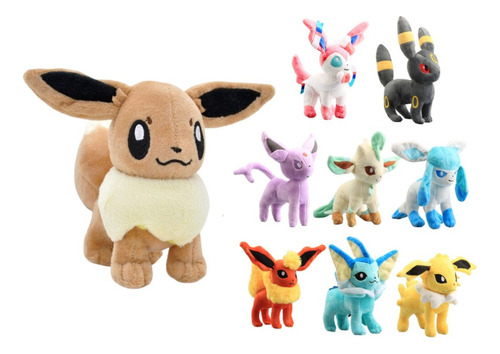 Peluches Pokémon Eevee - Evoluciones