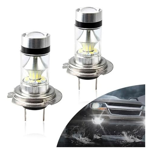 2 Piezas H7 De Haz Alto Y Bajo Automotriz, 2828-20smd, 100 W