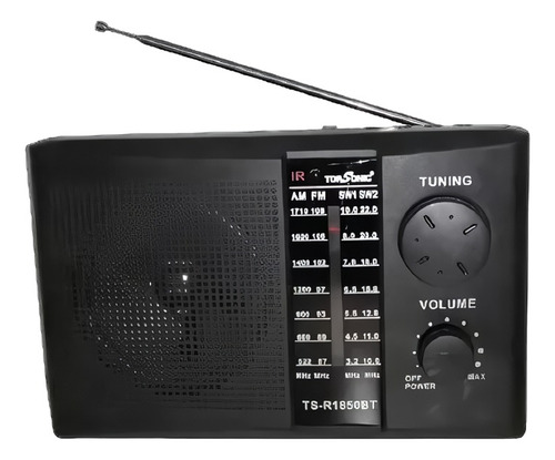 Radio Multibandas Am/fm/sw/tv Usb Sd Bluetooth 110v 