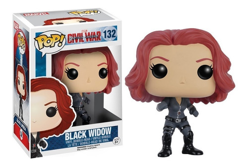 Funko Pop Marvel Civil War Black Widow