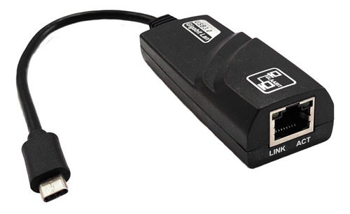Imagem 1 de 6 de Cabo Adaptador Usb Tipo-c Para Rj45 Ethernet