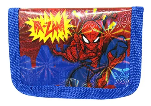 Cartera Billetera Para Niño Infantil Spider-man Od.st