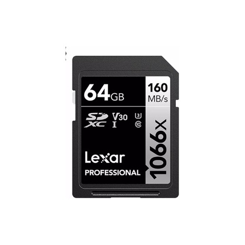 Lexar Tarjeta Memoria Entera Sd Xc 64gb 1066x 160 Mb/s U3 4k