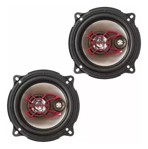 Par Alto Falante Bravox 6 Polegadas Triaxial B3x60x 100wrms Preto