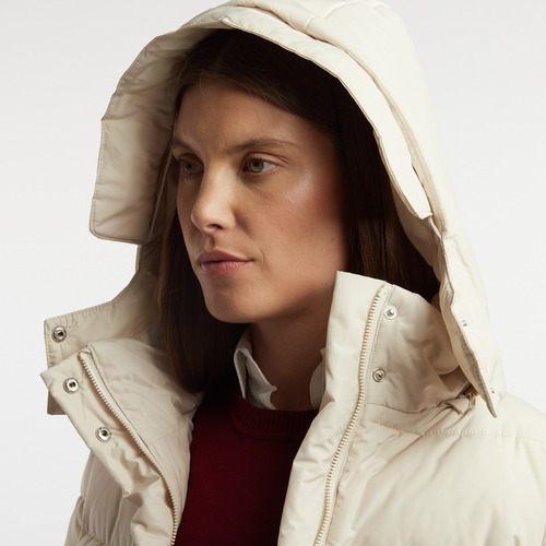 Campera Mujer Kevingston New Ima Beige Claro