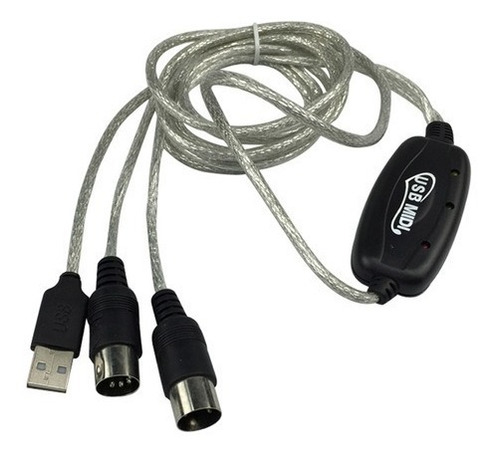 Naliovker 2M USB Midi Cable de convertidor de Ordenador portatil a Adaptador de Teclado de Musca apoya XP Vista and OS X Sistemas operativos 