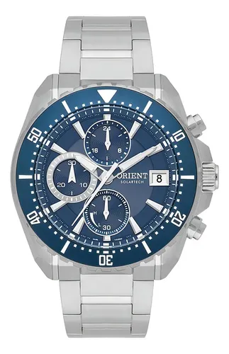 Relógio Orient Solartech Neo Sports Crono Azul Mbssc284 D1sx